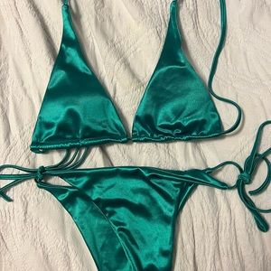 Green bikini